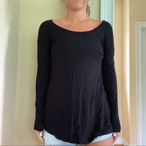 CHRIS & CAROL super soft black long sleeve